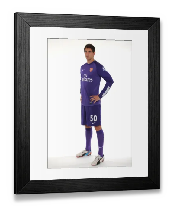 Framed Print : Arsenal 2013-14 Squad: Damien Martinez at Team Photocall