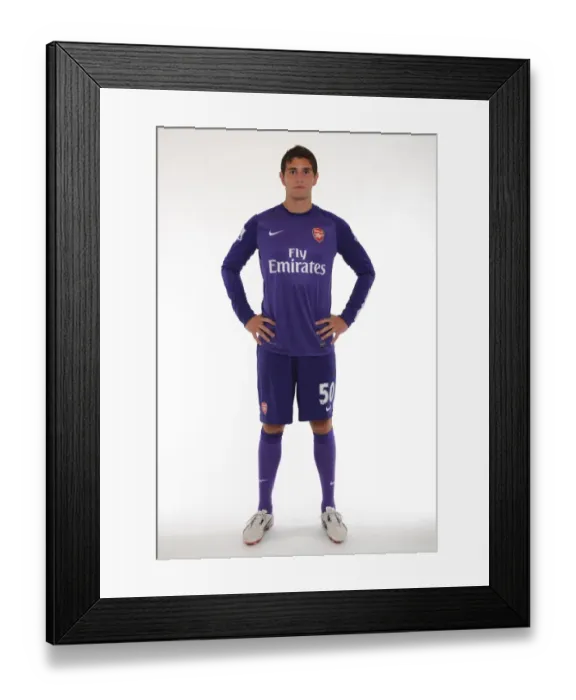 Framed Print : Arsenal FC 2013-14 Squad: Damien Martinez at Team Photocall