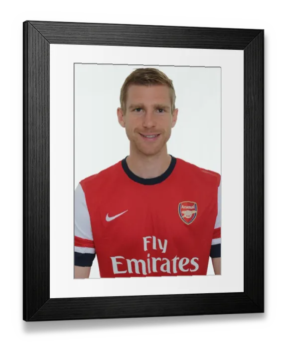 Framed Print : Per Mertesacker at Arsenal 2013-14 Squad Team Photocall Framed Print : Per Mertesacker at Arsenal 2013-14 Squad Team Photocall
