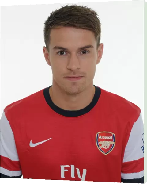 Arsenal FC 2013-14 Squad: Aaron Ramsey at Team Photocall