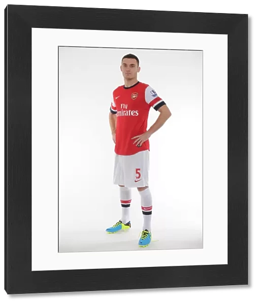 Arsenal 2013-14 Squad: Thomas Vermaelen at the Team Photocall