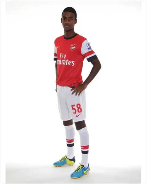 Arsenal 2013-14 Squad: Gedion Zelalem at Team Photocall
