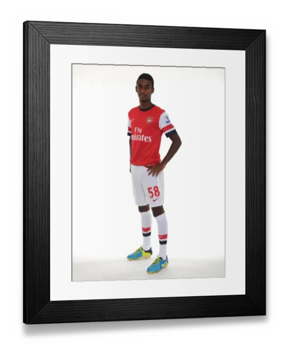 Framed Print : Arsenal 2013-14 Squad: Gedion Zelalem at Team Photocall Framed Print : Arsenal 2013-14 Squad: Gedion Zelalem at Team Photocall