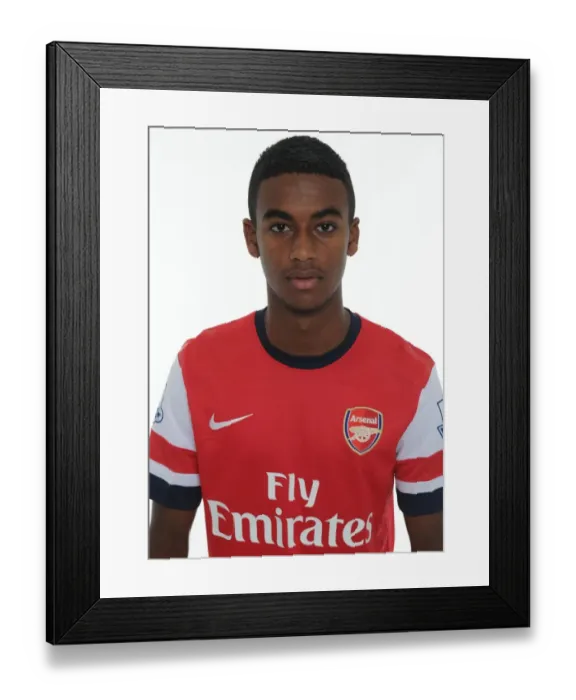 Framed Print : Arsenal 2013-14 Squad: Gedion Zelalem at Team Photocall