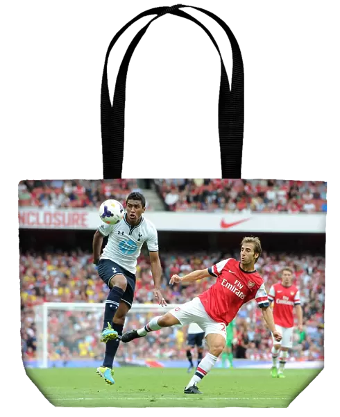 Mathieu Flamini (Arsenal) Paulinho (Tottenham). Arsenal 1: 0 Tottenham Hotspur. Barclays