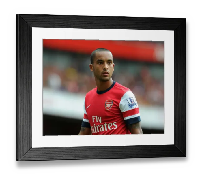 Framed Print : Theo Walcott in Action: Arsenal vs. Tottenham Premier League Clash 2013-14 Framed Print : Theo Walcott in Action: Arsenal vs. Tottenham Premier League Clash 2013-14