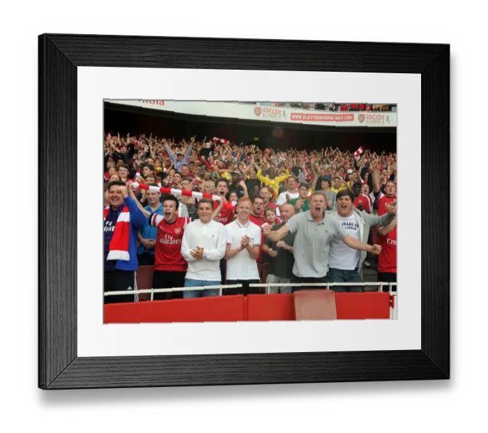 Framed Print : The Intense Rivalry: Arsenal vs. Tottenham - 2013-14 Premier League Clash