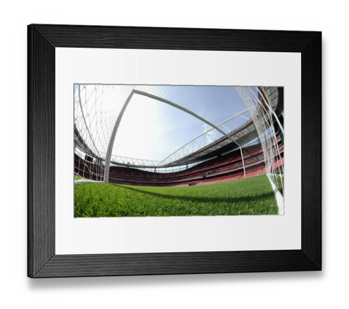 Framed Print : Inside the North Bank: Arsenal vs. Tottenham Rivalry at Emirates Stadium