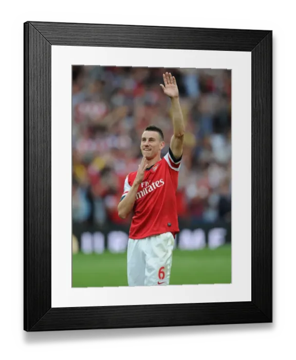Framed Print : Laurent Koscielny's Emotional Celebration: Arsenal v Tottenham Hotspur, 2013-14 Framed Print : Laurent Koscielny's Emotional Celebration: Arsenal v Tottenham Hotspur, 2013-14