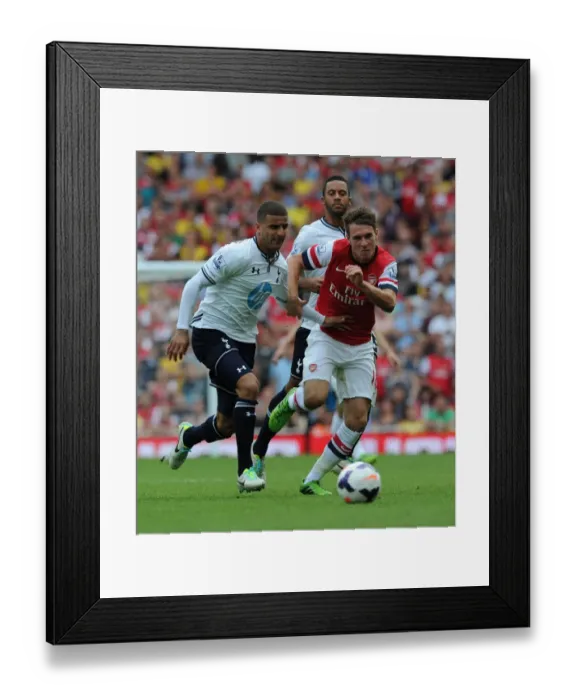 Framed Print : Clash at the Emirates: Ramsey vs. Walker Framed Print : Clash at the Emirates: Ramsey vs. Walker
