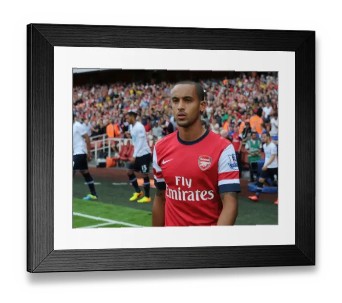 Framed Print : Theo Walcott Gears Up: Arsenal vs. Tottenham Hotspur, Premier League 2013-14 Framed Print : Theo Walcott Gears Up: Arsenal vs. Tottenham Hotspur, Premier League 2013-14