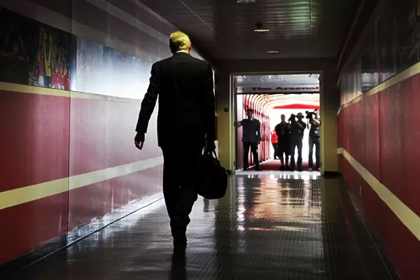 Arsene Wenger Before Arsenal vs. Tottenham Hotspur, Premier League 2013-14