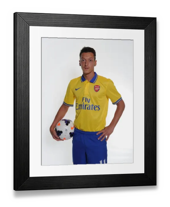 Framed Print : New Signing Mesut Ozil at Arsenal's Munich Photo Shoot Framed Print : New Signing Mesut Ozil at Arsenal's Munich Photo Shoot