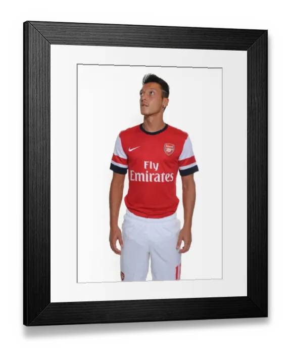 Framed Print : Arsenal's New Signing Mesut Ozil: First Photoshoot in Munich Framed Print : Arsenal's New Signing Mesut Ozil: First Photoshoot in Munich