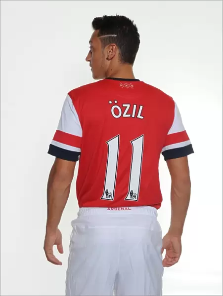Photo shoot with German International and new Arsenal signing Mesut Ozil