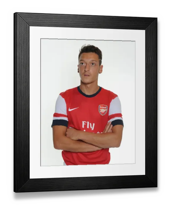 Framed Print : Mesut Ozil's Arsenal Debut: Munich Photo Shoot Framed Print : Mesut Ozil's Arsenal Debut: Munich Photo Shoot