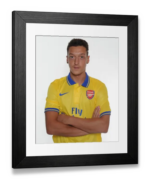 Framed Print : Mesut Ozil's Munich Debut: Arsenal's New Signing at Photo Shoot Framed Print : Mesut Ozil's Munich Debut: Arsenal's New Signing at Photo Shoot