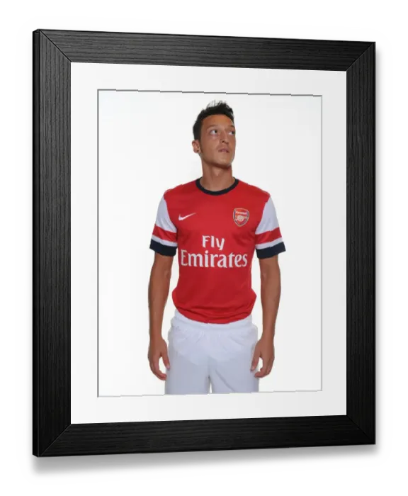 Framed Print : Mesut Ozil's First Arsenal Photoshoot: New Signing Unveiled in Munich Framed Print : Mesut Ozil's First Arsenal Photoshoot: New Signing Unveiled in Munich