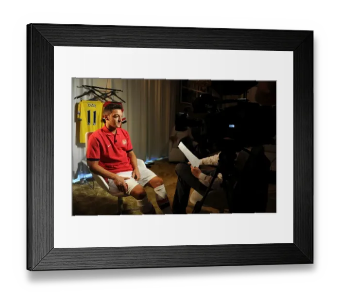 Framed Print : Mesut Ozil's Arsenal Debut: A New Era Begins in Munich Framed Print : Mesut Ozil's Arsenal Debut: A New Era Begins in Munich