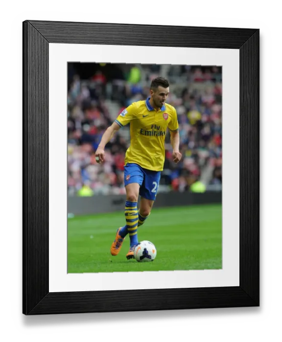 Framed Print : Carl Jenkinson in Action: Sunderland vs Arsenal, Premier League 2013-14 Framed Print : Carl Jenkinson in Action: Sunderland vs Arsenal, Premier League 2013-14