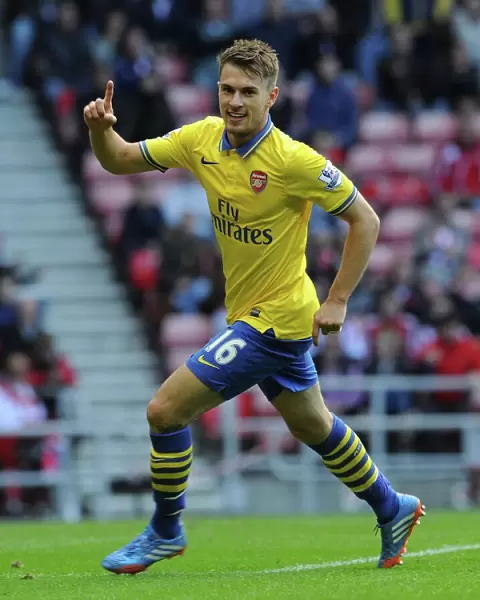 Aaron Ramsey's Double: Arsenal's Triumph over Sunderland in the Premier League (September 14, 2013)