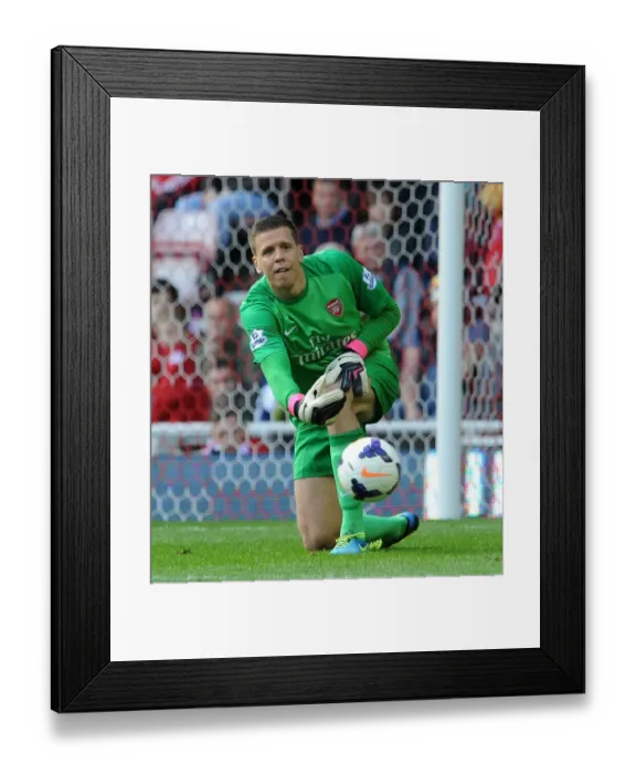 Framed Print : Wojciech Szczesny: Arsenal's Wall at Sunderland (2013-14)