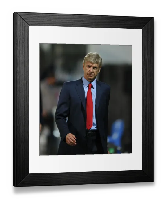 Framed Print : Arsene Wenger Leads Arsenal in Champions League Showdown against Olympique Marseille (2013-14) Framed Print : Arsene Wenger Leads Arsenal in Champions League Showdown against Olympique Marseille (2013-14)