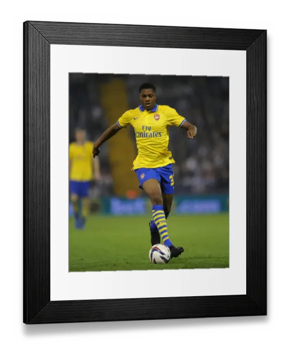 Framed Print : Chuba Akpom: Arsenal's Young Gun Shines in Capital One Cup Clash Against West Bromwich Albion Framed Print : Chuba Akpom: Arsenal's Young Gun Shines in Capital One Cup Clash Against West Bromwich Albion