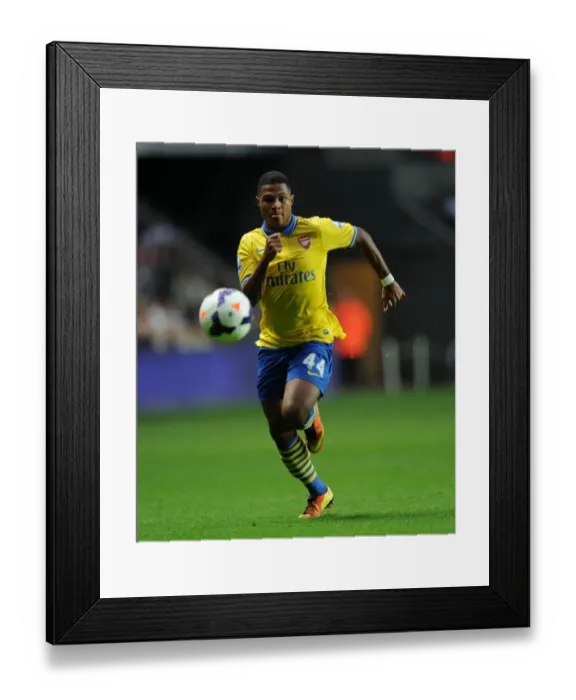 Framed Print : Serge Gnabry in Action: Arsenal vs Swansea City, Premier League 2013-14 Framed Print : Serge Gnabry in Action: Arsenal vs Swansea City, Premier League 2013-14
