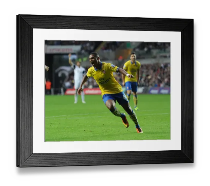 Framed Print : Serge Gnabry Scores First Arsenal Goal: Swansea City vs Arsenal, 2013-14 Season Framed Print : Serge Gnabry Scores First Arsenal Goal: Swansea City vs Arsenal, 2013-14 Season