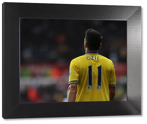 Mesut Ozil in Action: Swansea City vs Arsenal, Premier League 2013-14