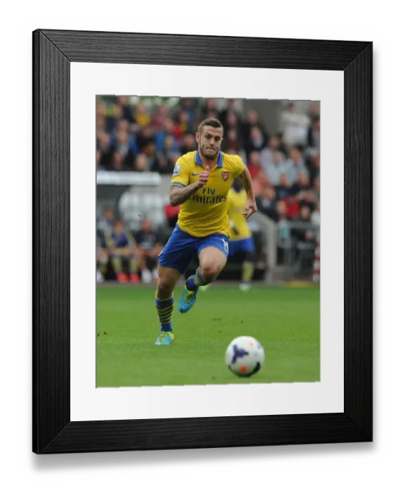 Framed Print : Jack Wilshere in Action: Swansea City vs Arsenal, Premier League 2013-14 Framed Print : Jack Wilshere in Action: Swansea City vs Arsenal, Premier League 2013-14