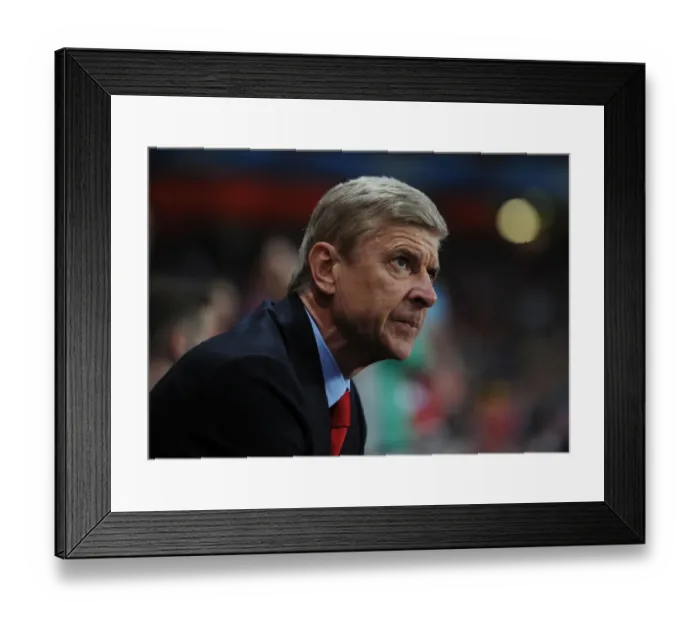 Framed Print : Arsene Wenger Leads Arsenal Against Napoli in 2013-14 Champions League Framed Print : Arsene Wenger Leads Arsenal Against Napoli in 2013-14 Champions League