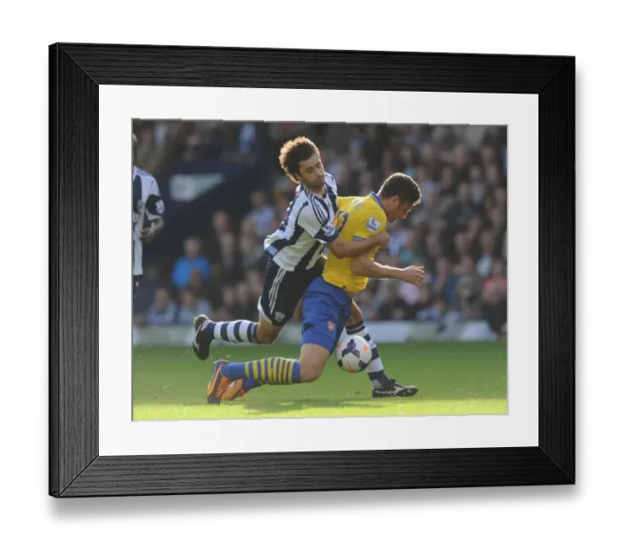 Framed Print : Arsenal vs. West Bromwich Albion: Premier League Clash (2013-14) Framed Print : Arsenal vs. West Bromwich Albion: Premier League Clash (2013-14)