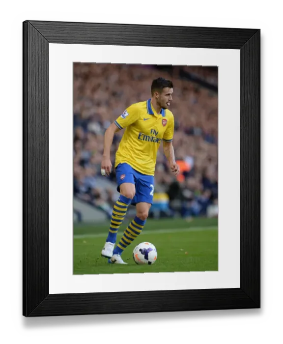 Framed Print : Carl Jenkinson: Arsenal at West Bromwich Albion, Premier League 2013-14