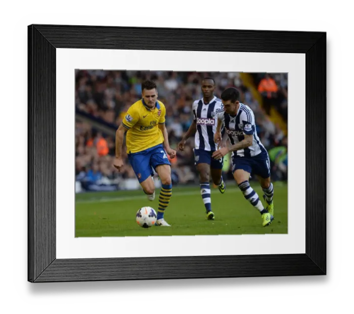 Framed Print : Carl Jenkinson (Arsenal) Liam Ridgewell (WBA). West Bromwich Albion 1: 1 Arsenal Framed Print : Carl Jenkinson (Arsenal) Liam Ridgewell (WBA). West Bromwich Albion 1: 1 Arsenal