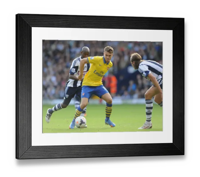 Framed Print : Arsenal vs. West Bromwich Albion: Premier League Showdown at The Hawthorns (2013-14)