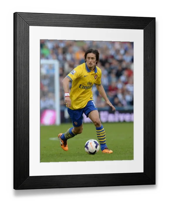 Framed Print : Tomas Rosicky: In Action for Arsenal Against West Bromwich Albion (2013-14)