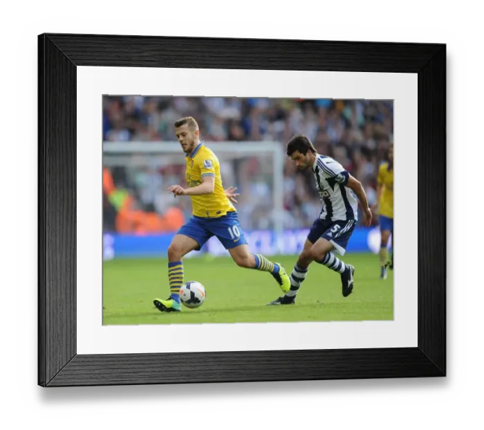 Framed Print : Arsenal vs. West Bromwich Albion: Premier League Clash (2013-14)