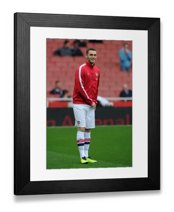 Framed Print : Thomas Vermaelen (Arsenal). Arsenal 4: 1 Norwich City. Barclays Premier League. Emirates Stadium Framed Print : Thomas Vermaelen (Arsenal). Arsenal 4: 1 Norwich City. Barclays Premier League. Emirates Stadium