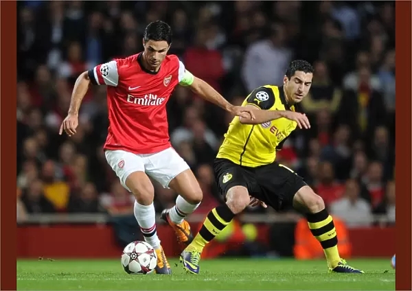 Mikel Arteta (Arsenal) Henrikh Mkhitaryan (Dortmund). Arsenal 1: 2 Borussia Dortmund