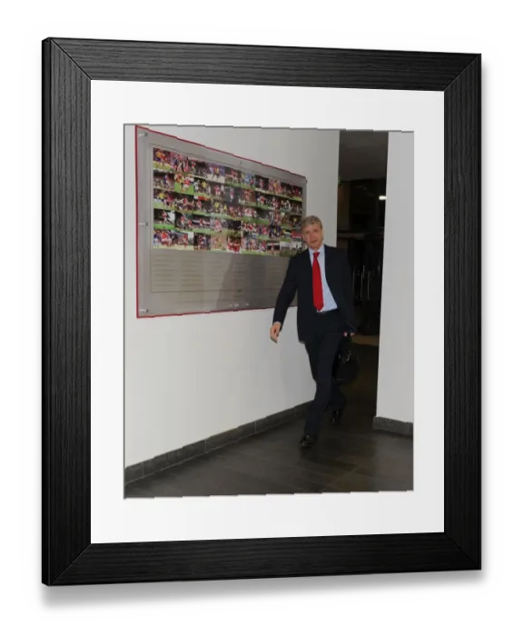 Framed Print : Arsene Wenger Leads Arsenal Against Borussia Dortmund in Champions League Showdown Framed Print : Arsene Wenger Leads Arsenal Against Borussia Dortmund in Champions League Showdown