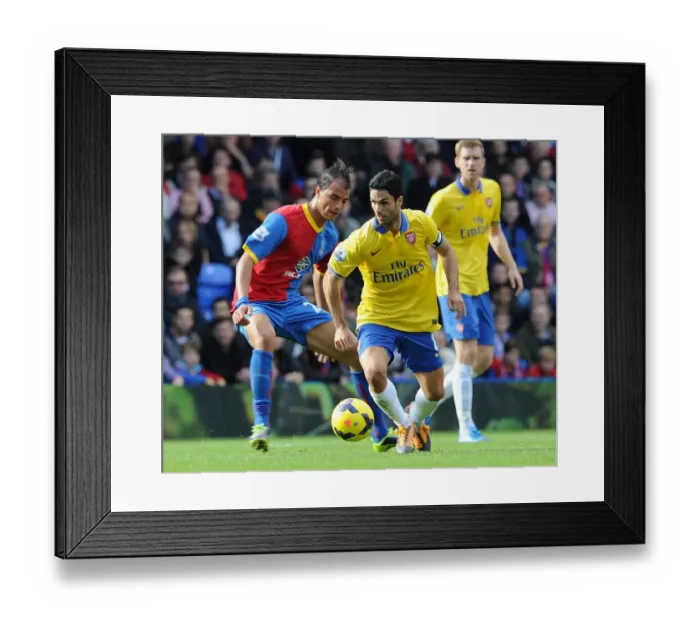 Framed Print : Arteta and Chamakh Lead Arsenal to Victory: Crystal Palace 0:2 Arsenal (Barclays Premier League) Framed Print : Arteta and Chamakh Lead Arsenal to Victory: Crystal Palace 0:2 Arsenal (Barclays Premier League)