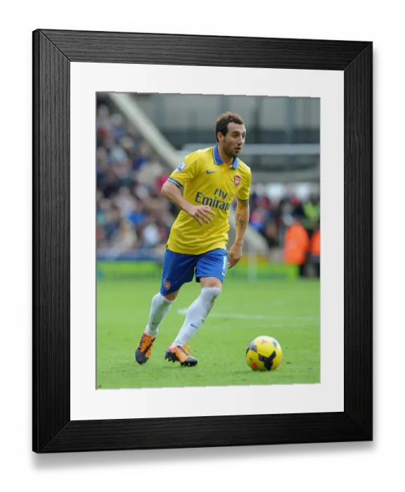 Framed Print : Santi Cazorla: In Action for Arsenal Against Crystal Palace (2013-14) Framed Print : Santi Cazorla: In Action for Arsenal Against Crystal Palace (2013-14)
