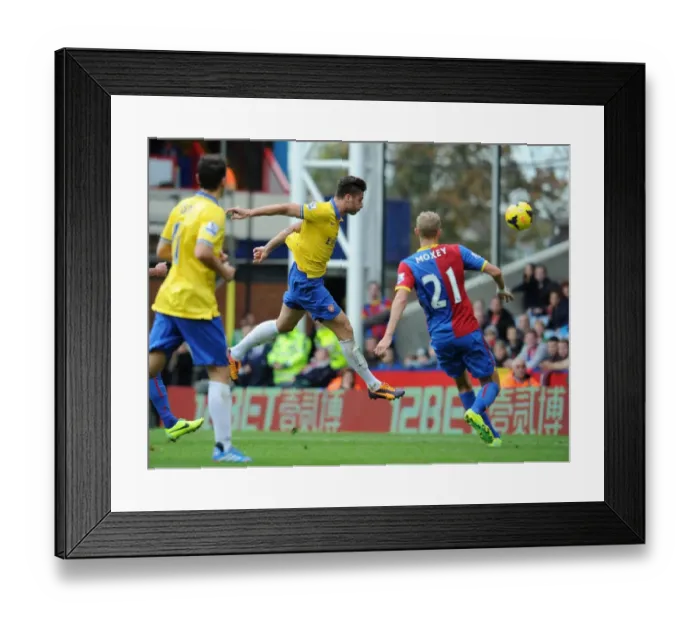 Framed Print : Giroud Strikes Again: Arsenal's Win Against Crystal Palace (2013-14) Framed Print : Giroud Strikes Again: Arsenal's Win Against Crystal Palace (2013-14)