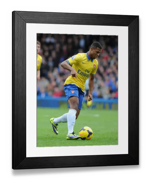 Framed Print : Serge Gnabry in Action: Crystal Palace vs. Arsenal, Premier League 2013-14