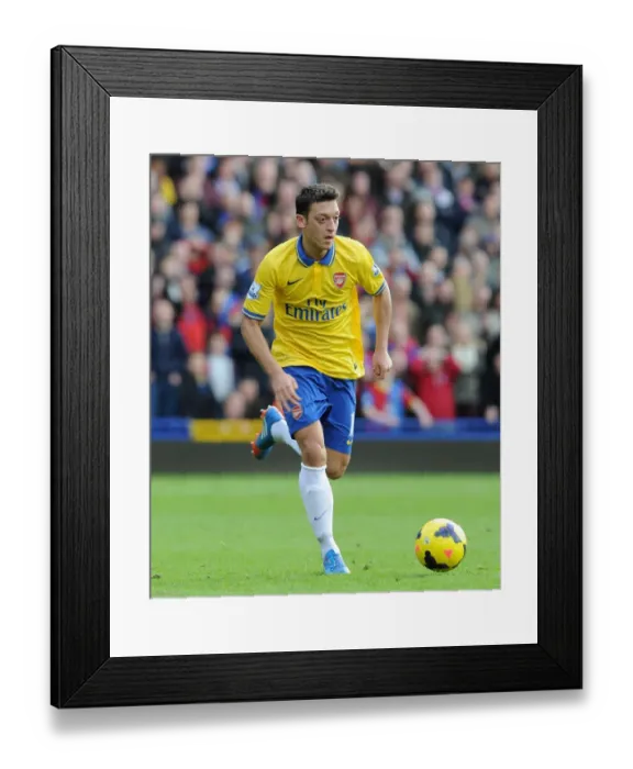 Framed Print : Mesut Ozil (Arsenal). Crystal Palace 0: 2 Arsenal. Barclays Premier League. Selhurst Park, 26  /  10  /  13