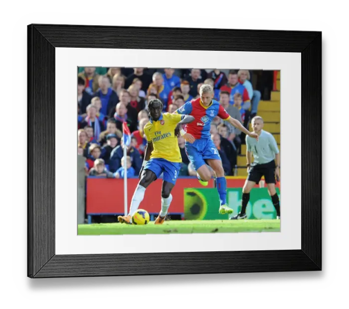 Framed Print : Bacary Sagna (Arsenal) Dean Moxey (Palace). Crystal Palace 0: 2 Arsenal. Barclays Premier League Framed Print : Bacary Sagna (Arsenal) Dean Moxey (Palace). Crystal Palace 0: 2 Arsenal. Barclays Premier League