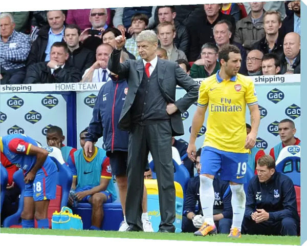 Arsene Wenger the Arsenal Manager. Crystal Palace 0: 2 Arsenal. Barclays Premier League