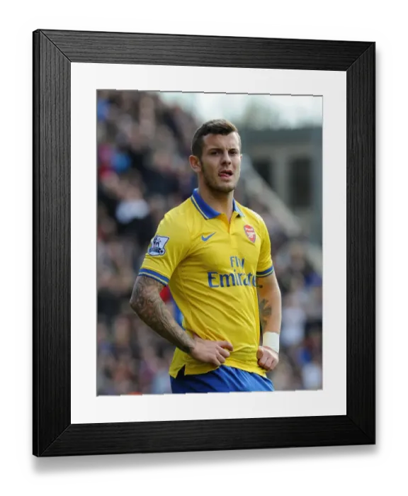 Framed Print : Jack Wilshere: Crystal Palace vs. Arsenal, Premier League 2013-14 Framed Print : Jack Wilshere: Crystal Palace vs. Arsenal, Premier League 2013-14